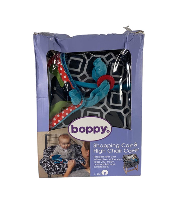 used Boppy Shopping Cart And High Chair Cover, City Squares