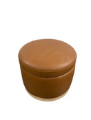 Shop Babyletto Naka Storage Ottoman, Vegan Tan Leather/Light Base at GoodBuy Gear