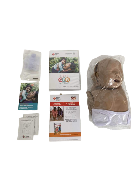 used American Heart Association Infant CPR Anytime DVD Training Kit