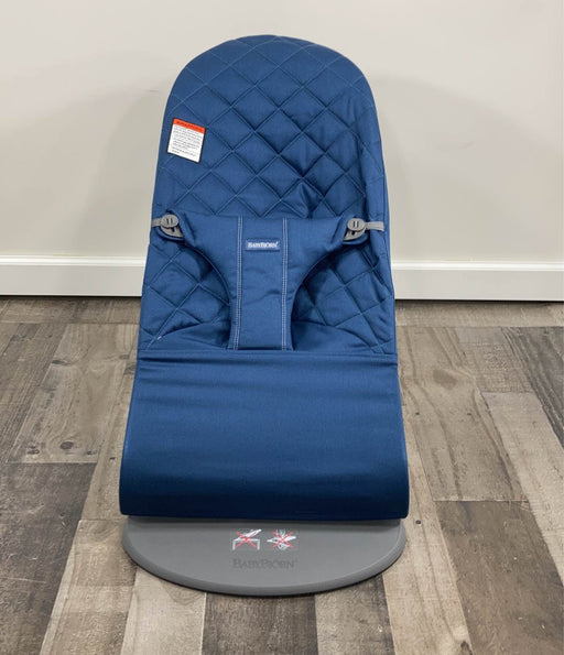 secondhand BabyBjorn Bouncer Bliss, Midnight Blue, Cotton