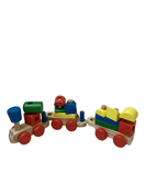 secondhand Melissa & Doug Stacking Train Toddler Toy