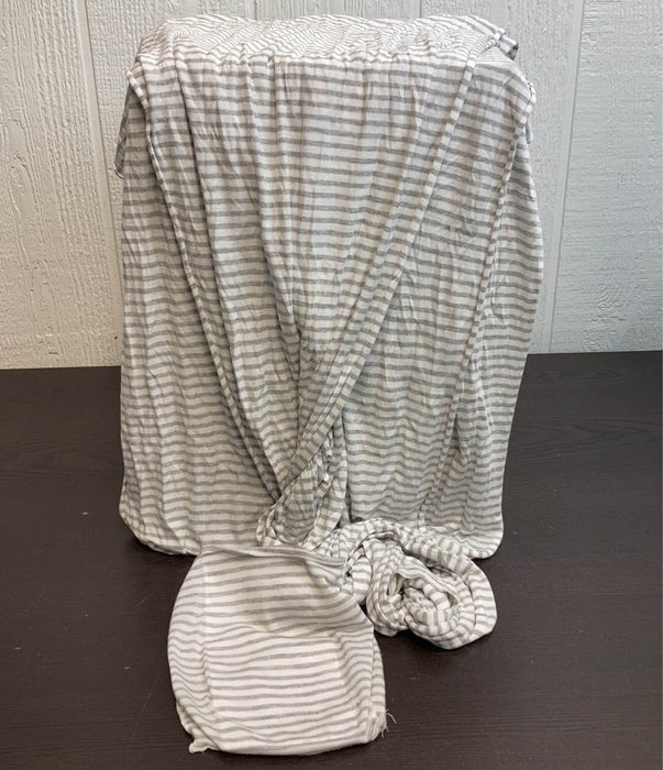 secondhand Solly Baby Wrap, Natural Grey Stripe