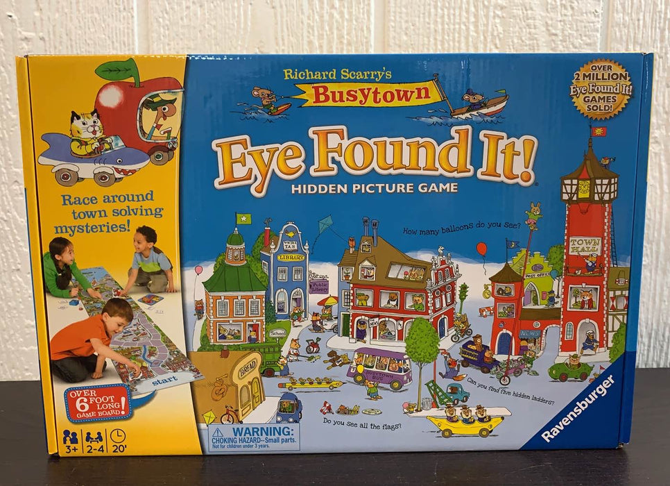 used Wonder Forge Richard Scarry’s Busytown, Eye Found It Game