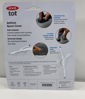 Oxo - Tot Bathtub Spout Cover, Gray