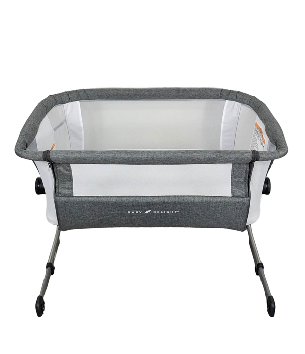 used Baby Delight Beside Me Dreamer Bassinet & Bedside Sleeper, Charcoal Tweed