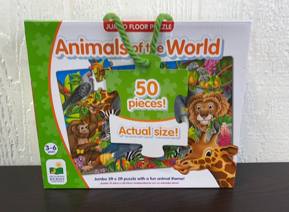 secondhand The Learning Journey Floor Puzzle, Animals Of The World