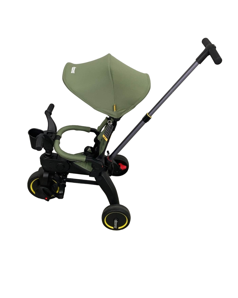 Doona Liki Trike Midnight *Special Edition* - Das Weltweit Kompakteste Faltbare Dreirad - Hochwertig, Multifunktional, Cooles Design - Für Kinder Von 10-36 Monate - Midnight/schwarz