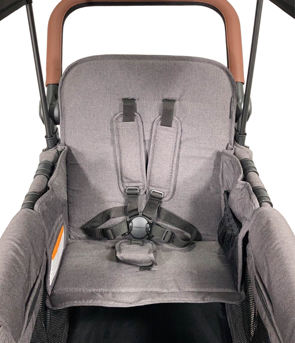 Wonderfold W2 Luxe Multifunctional Double Stroller Wagon, 2023, Charcoal Gray