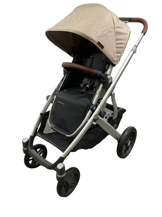 secondhand UPPAbaby VISTA V2 Stroller, 2023, Declan (Oat Melange)