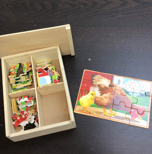 secondhand Melissa & Doug Jigsaw Puzzles In A Box