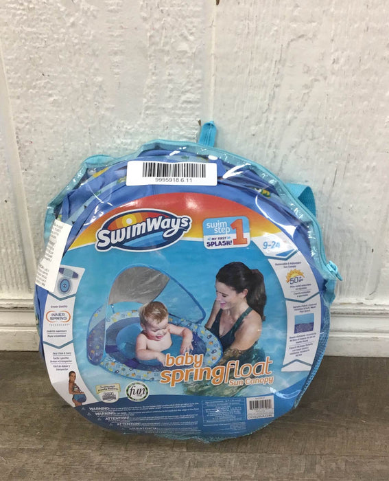 Shop SwimWays Baby Spring Float with Sun Canopy at GoodBuy Gear
