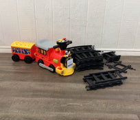used Disney Mickey Mouse 6-Volt Powered Train with Tracks and Caboose