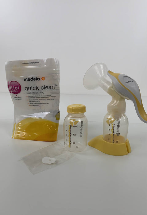 Shop Medela Harmony Manual Breast Pump w/ 2 Micro Steam Bags at GoodBuy Gear