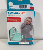used Love To Dream Swaddle Up Lite Sleep Sack, Mint Stars