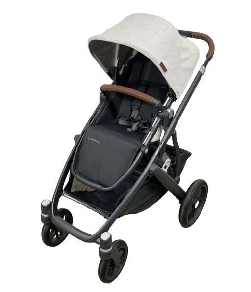 secondhand UPPAbaby VISTA V2 Stroller, 2022, Anthony (White & Grey Chenille)