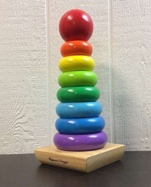 used Melissa & Doug Jumbo Wooden Stacker