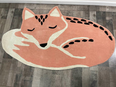 used Delta Children Hand-Tufted Wool Rug, Fox