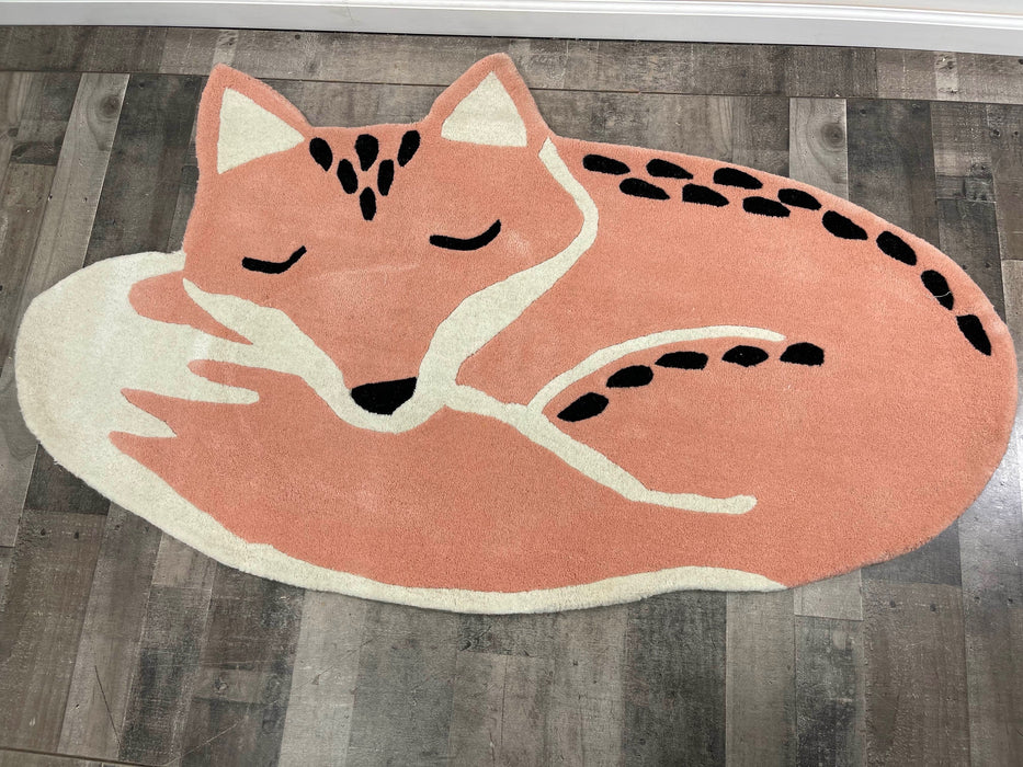 used Delta Children Hand-Tufted Wool Rug, Fox