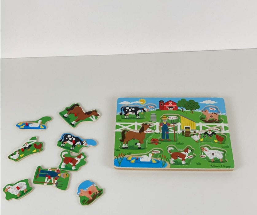Shop Melissa & Doug Sound Puzzle, Old Macdonald's Farm at GoodBuy Gear