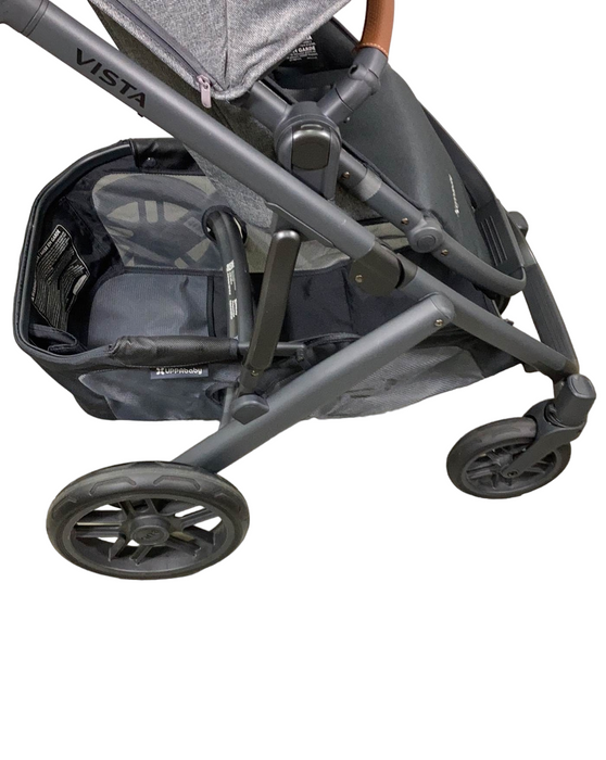 secondhand UPPAbaby VISTA V2 Double Stroller, 2022, Greyson (Charcoal Melange)