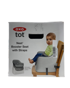 secondhand OXO Tot Nest Booster Seat With Straps, Taupe