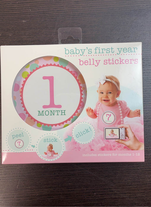 used Stepping Stones Baby’s First Year Belly Stickers