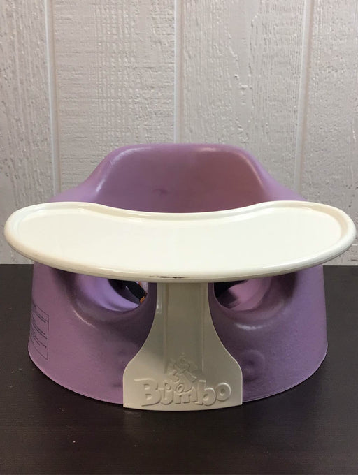 used Bumbo Floor Seat With Play Tray, Lilac