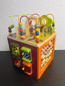 secondhand B. toys Zany Zoo Wooden Activity Cube