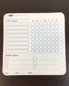 secondhand Chore Charts, -Magnetic Dry Erase