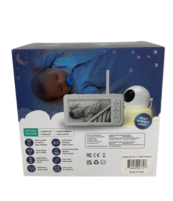 secondhand Babysense HD Split Screen Video Baby Monitor S2