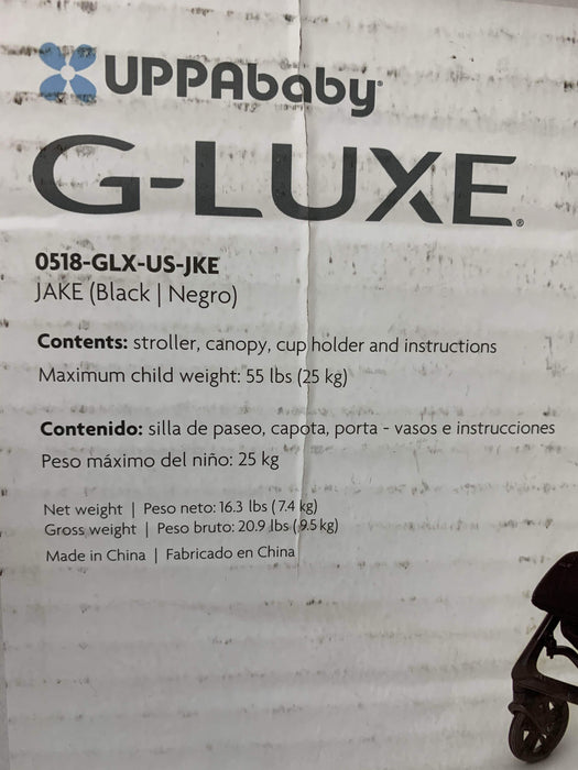 UPPAbaby G-LUXE Stroller, 2018, Jake (Black)