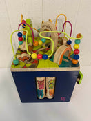 secondhand B. Toys Zany Zoo Wooden Activity Cube