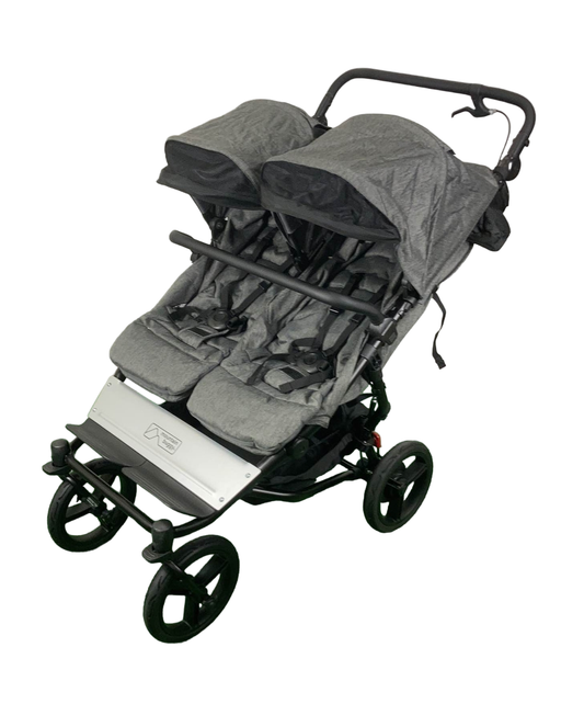 used Mountain Buggy Duet Luxury Double Stroller, 2022, Herringbone Luxe