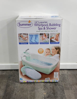 Summer infant lil luxuries best sale whirlpool bubbling spa shower stores