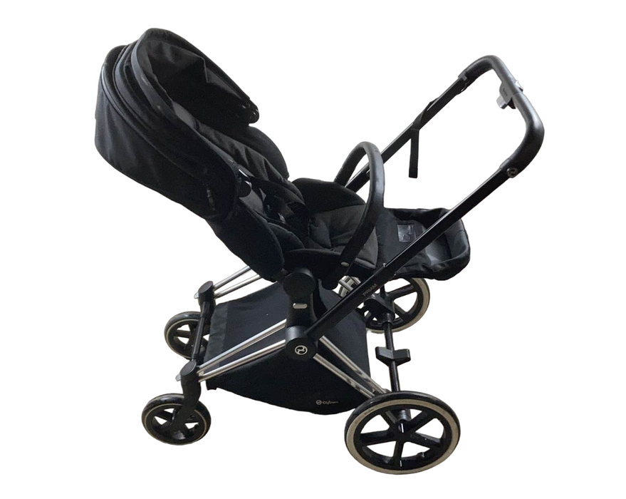 Cybex PRIAM Trekking Stroller, 2015, Deep Black, Chrome