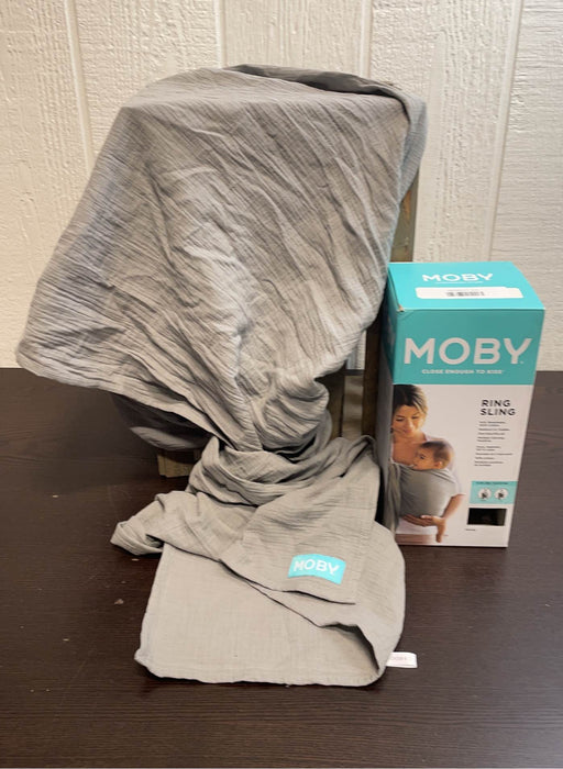 used Moby Ring Sling, Pewter