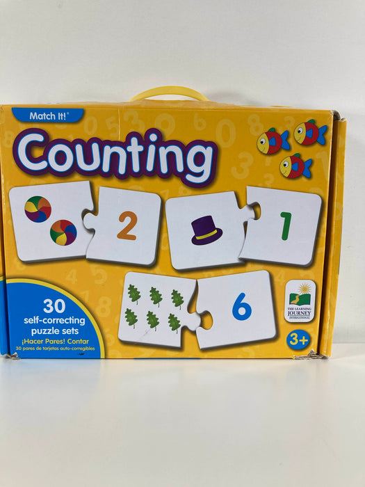 used The Learning Journey Match It! Counting Puzzle Cards