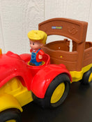 secondhand Fisher Price Little People Tow ‘n Pull Tractor