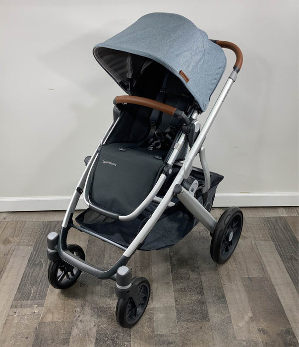 secondhand UPPAbaby VISTA V2 Stroller, 2020, Gregory (Blue Melange)