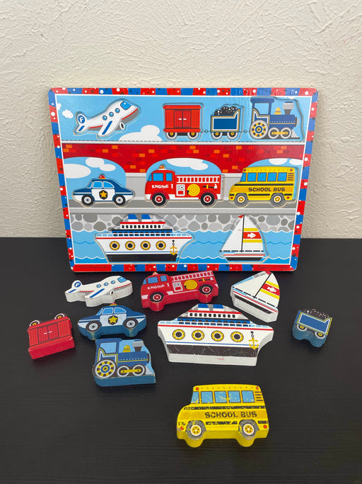 secondhand BUNDLE Melissa & Doug Wooden Puzzles