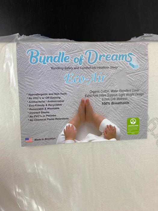 used Bundle of Dreams Eco-Air Crib Mattress