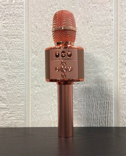 secondhand BONAOK Wireless Bluetooth Karaoke Microphone, Rose Gold