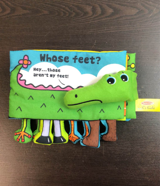 secondhand Melissa & Doug K’s Kids Whose Feet? Soft Activity Baby Book