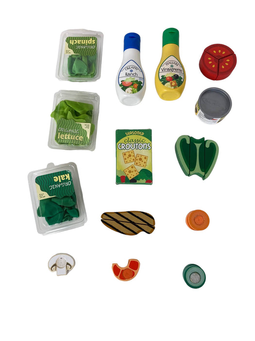 secondhand Melissa & Doug Slice & Toss Salad Play Food Set