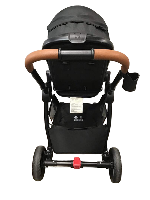 Mompush Ultimate 2 Baby Stroller Only, 2023, Black with Black Frame