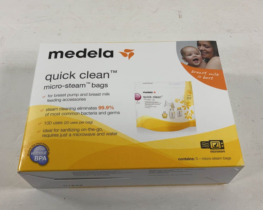 Shop Medela Quick Clean Micro Steam Bags, Box of 5 at GoodBuy Gear
