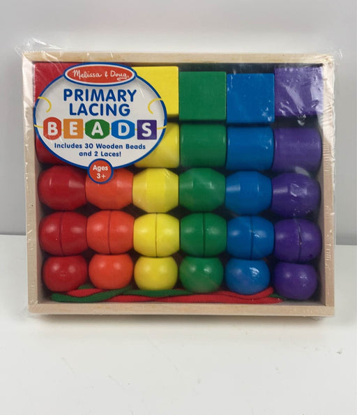 used Melissa & Doug Primary Lacing Beads