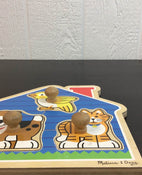 secondhand Melissa & Doug Jumbo Knob Puzzle