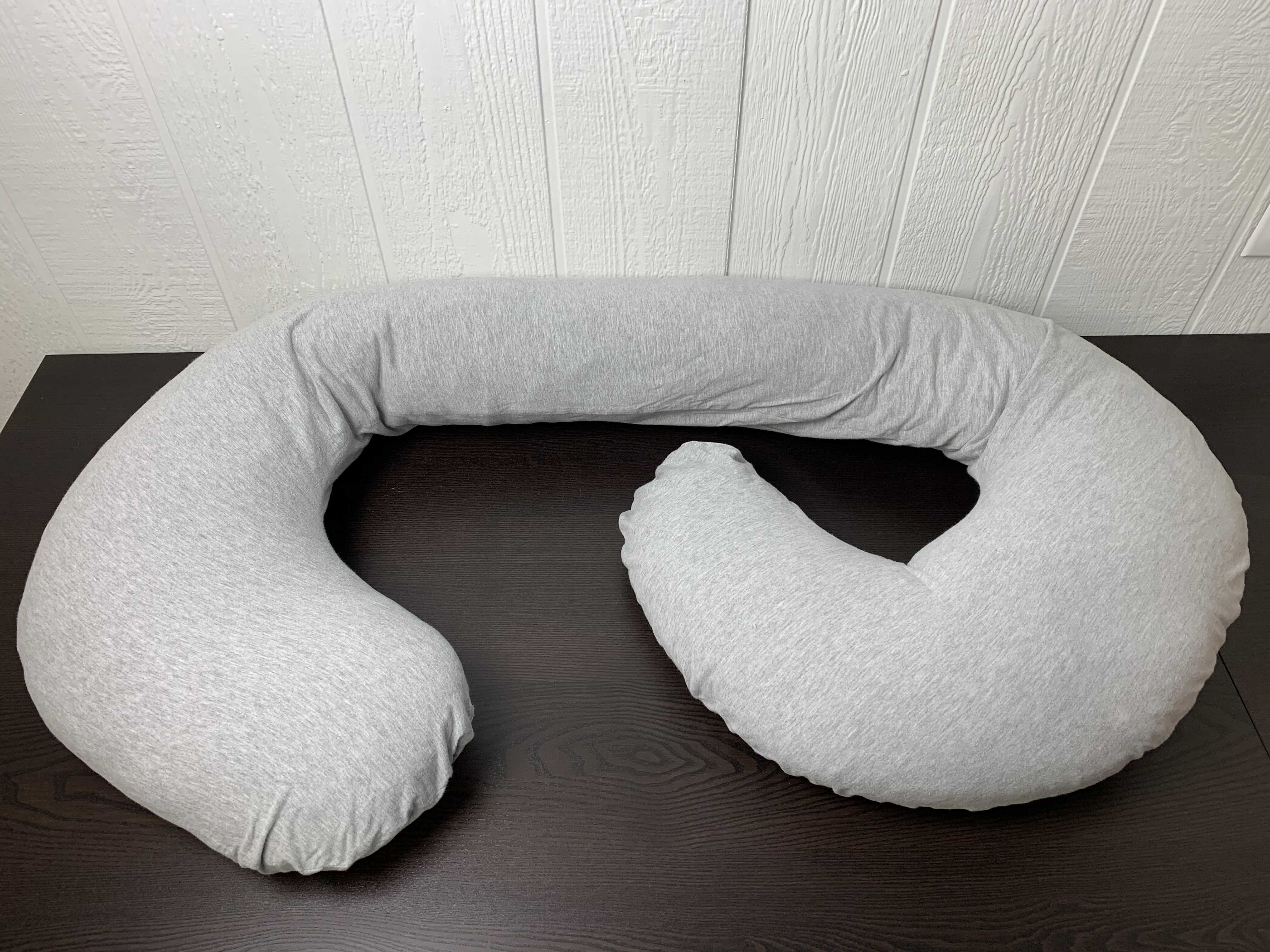 Leachco Snoogle Total Body Pillow, Jersey Grey