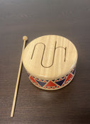 used Plan Toys Solid Wooden Drum